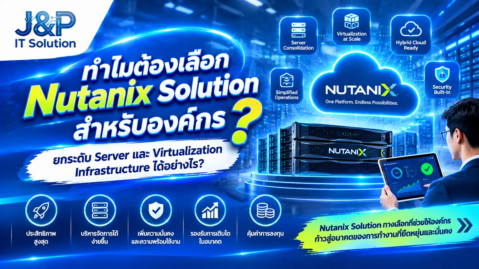 Nutanix Solution คืออะไร? ระบบ Hyperconverged Infrastructure สำหรับองค์กร